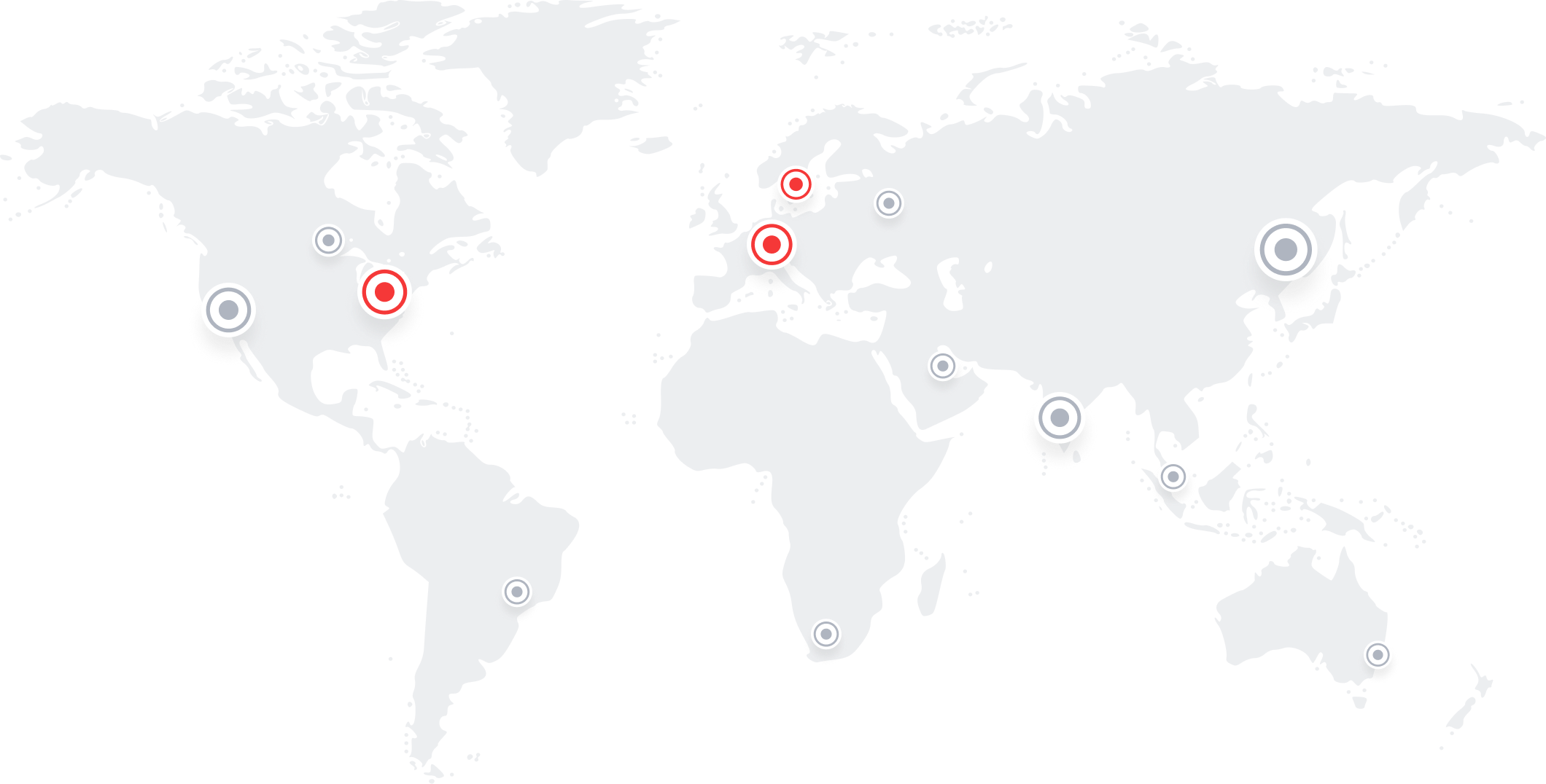 Locations worldwide